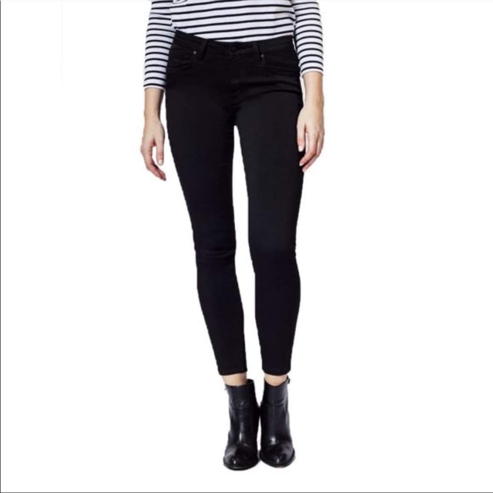Dish-Denim Black Never-Fade Skinny Classic Minimalist Jeans